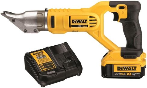 DEWALT 20V MAX Metal Shear Kit, Swivel Head, 18GA (DCS491M2) in Saudi Arabia