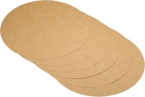 PATIKIL 7.9-inch Round Cardboard Paper, 20 Pcs Blank Disc Circles Slices for Party Decorations DIY Craft Arts Drawing Painting Writing, Yellow in Saudi Arabia
