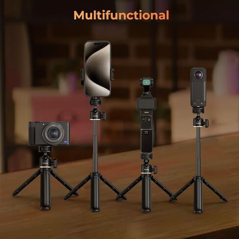 SMALLRIG Mini Tripod for Camera, Small Vlogging Travel Tripod 360° Ball Head, Desk Tripod Stand for Webcam, Handheld Tripod for Canon g7x, for Sony Zv1 and Phone in Saudi Arabia