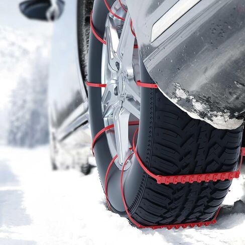 Topteng Tire Snow Chains, 20PCS Snow Tire Chain Anti-Skid Belt for Car Truck SUV Emergency Winter Driving in Saudi Arabia