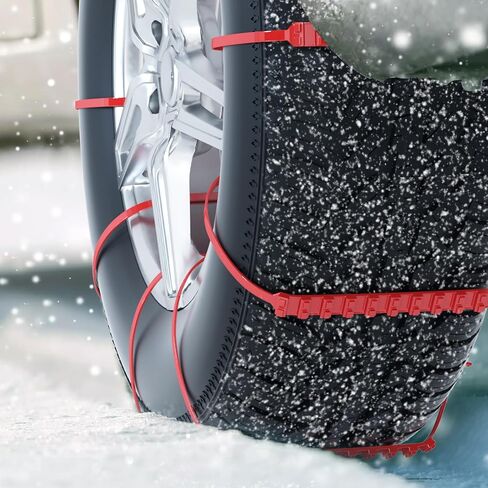 Topteng Tire Snow Chains, 20PCS Snow Tire Chain Anti-Skid Belt for Car Truck SUV Emergency Winter Driving in Saudi Arabia