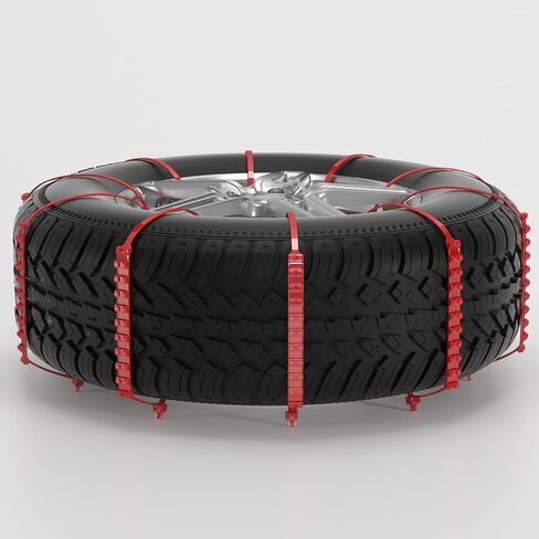Topteng Tire Snow Chains, 20PCS Snow Tire Chain Anti-Skid Belt for Car Truck SUV Emergency Winter Driving in Saudi Arabia
