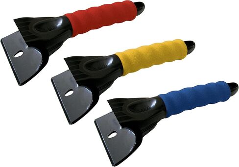 Emsco Group 1702-1AZ Bigfoot 9 "مكشطة ثلج مزدوجة الرأس - حجم صندوق قفازات السيارة - بولي إيثيلين، متنوع in Kuwait