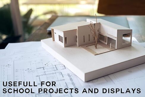 كتلة إسفنجية من سيلفرليك كرافت - 7 عبوات من ورق البوليسترين EPS مقاس 11 × 17 × 1 للحرف اليدوية والنمذجة والمشروعات الفنية وترتيبات الزهور - لوحات النحت للمشاريع الفنية المدرسية والمنزلية التي تصنعها بنفسك (7) in Kuwait
