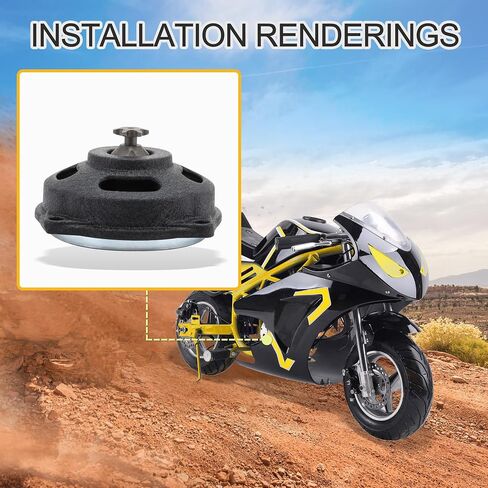 GOOFIT Big 6 Teeth Gearbox Clutch Drum for 2-Stroke 47cc 49cc Pocket Bike in Saudi Arabia