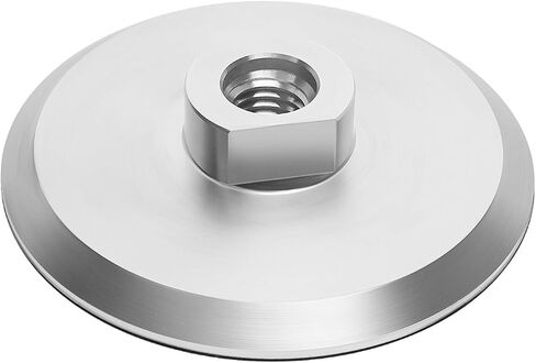 LT Easiyl 1PC 4inch/100mm Aluminum Backer Pad Diamond Polishing Pads Hook and Loop Backing Pad 5/18-11 Thread for Sanding Discs Nylon Backed Grinding Discs in Saudi Arabia