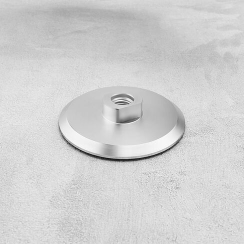LT Easiyl 1PC 4inch/100mm Aluminum Backer Pad Diamond Polishing Pads Hook and Loop Backing Pad 5/18-11 Thread for Sanding Discs Nylon Backed Grinding Discs in Saudi Arabia
