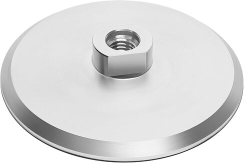 LT Easiyl 1PC 4inch/100mm Aluminum Backer Pad Diamond Polishing Pads Hook and Loop Backing Pad 5/18-11 Thread for Sanding Discs Nylon Backed Grinding Discs in Saudi Arabia