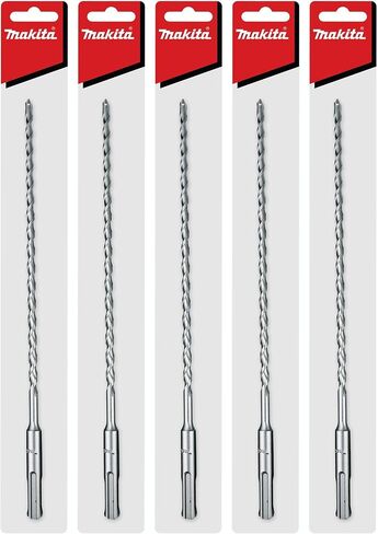 Makita 5 Pack - SDS-Plus 1/4" Drill Bits for SDS+ Rotary Hammers - 8.5" Deep Drilling Into Concrete & Masonry in Saudi Arabia