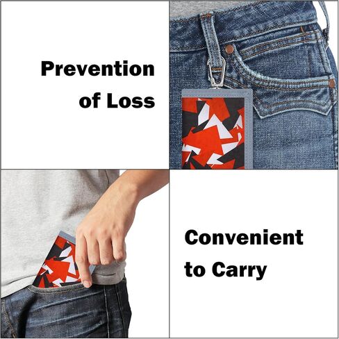 JONYEE Kids Wallets for Girls Ages 4-18 Trifold, Toddler/Youth Wallet for Boys with Zippered Coin Pocket and Card Holders, Novelty Wallet for Childrens Birthday Gifts - Triangle Red&White in Saudi Arabia