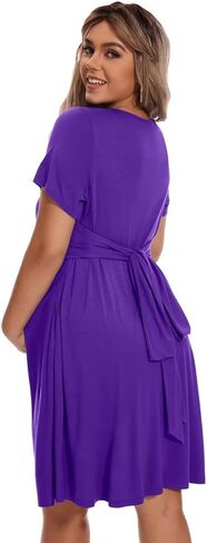 ثوب نوم للرضاعة بمقاس كبير من MONNURO، ثوب نوم للعمل والتوصيل لملابس نوم للأمهات في المستشفى in Kuwait