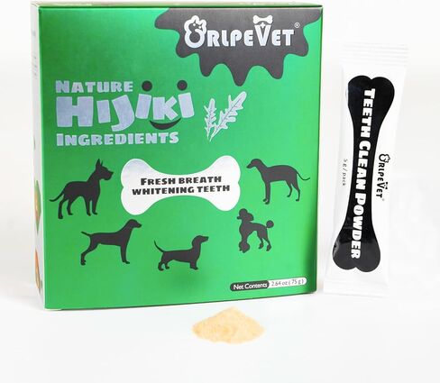 Orlpevet Teeth Clean Powder for Dogs, Dog Breath Freshener, Tartar,Plaque Remover, Dental Care Powder for Small,Medium,Large Dogs, Organic pet supplies-75g in Saudi Arabia