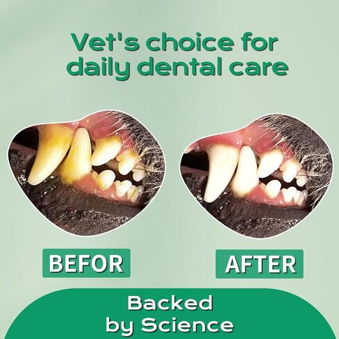 Orlpevet Teeth Clean Powder for Dogs, Dog Breath Freshener, Tartar,Plaque Remover, Dental Care Powder for Small,Medium,Large Dogs, Organic pet supplies-75g in Saudi Arabia