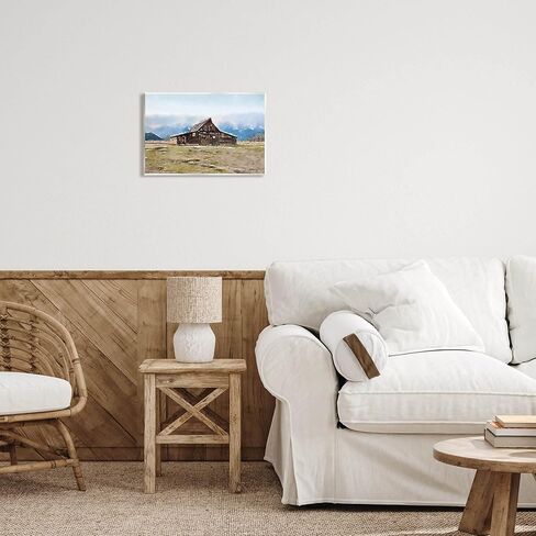 Stupell Industries Rural Countryside Cabin Landscape Wood Wall Art, Design by Denise Brown in Saudi Arabia