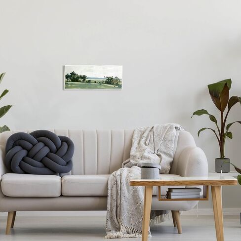 Stupell Industries Modern Rural Grassland Bushes Wood Wall Art, Design by Emma Caroline in Saudi Arabia