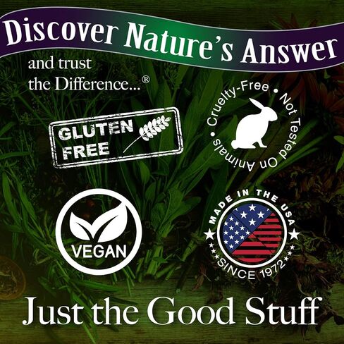 كبسولات نباتية مكملة لمسحوق جذور الكافا من Nature's Answer، عدد 90 | مساعدات التهدئة الطبيعية | دعم المزاج | يعزز تخفيف التوتر in Saudi Arabia