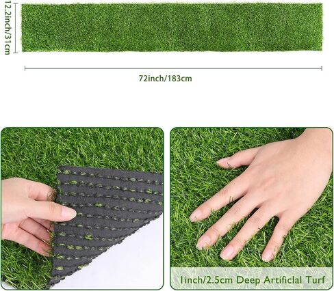 Grass Table Runner 12 x 36 Inch, Green Fake Faux Grass Table Decoration for Wedding, Birthday Party, Baby Shower, Banquet, Spring Summer Fall Holiday Artificial Tabletop Decor in Saudi Arabia