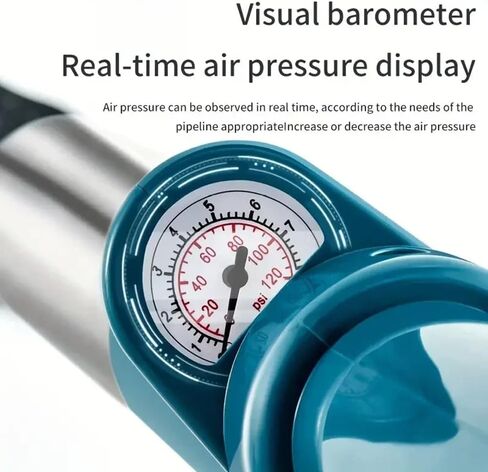 طقم مكبس المرحاض، مكبس تصريف يدوي من الفولاذ المقاوم للصدأ مع قاذف تصريف هواء المرحاض في الوقت الحقيقي للمرحاض للحمامات المطبخ وأحواض الاستحمام in Kuwait