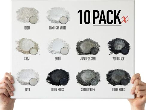 Eye Candy Pearls Pigments Blue Mica Pigment Powder Set X - for Epoxy Resin Art Woodworking Cosmetic Grade Bath Bombs Variety Pack 50g Non-Toxic Skin Safe in Saudi Arabia