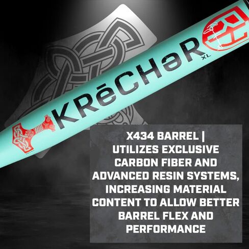 يستحق | 2023 | كريشر سلو بيتش الكرة اللينة مضرب | XL | USSSA | 13.5" برميل in Kuwait