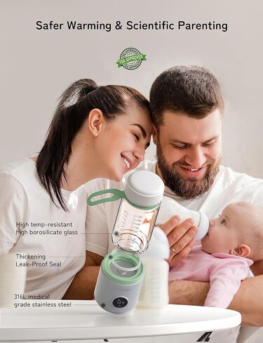 جهاز تسخين الزجاجات المحمول للسفر، جهاز تسخين زجاجات الأطفال لتركيبة حليب الأم، إعداد ذكي لدرجة الحرارة، إيقاف تلقائي، جهاز تسخين زجاجات السفر لشراب الأطفال، جهاز تسخين الحليب لاسلكي قابل لإعادة الشحن عبر USB in Saudi Arabia