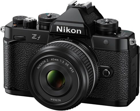 Nikon Zf 24.5MP Sensor 4K Video Recording Mirrorless Camera with Nikon NIKKOR Z 40mm f/2 (SE) Lens (1763) + 64GB Memory Card + Filter Kit + Bag + EN-EL15c Battery + Card Reader + More in Kuwait