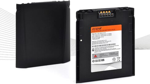 hflexgrad (2-Pack) 3.7V 4300mAh BT-000314-01 بطارية بديلة ليثيوم أيون لزيبرا TC51 TC510 TC510K TC510K-1PAZU2P-A6 TC51HC TC52 TC56 TC57 جامع البيانات BTRY-TC51-43MA-01 in Kuwait