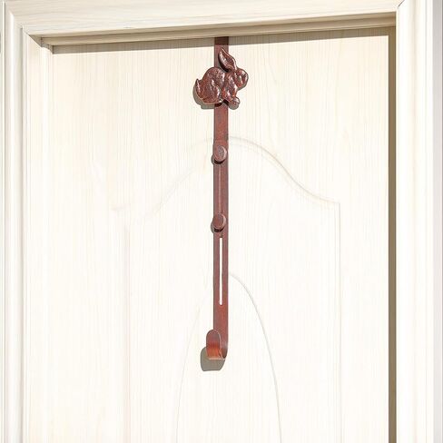 IIUS 2 PCS 16" H Wreath Hangers Adjustable Front Door Rabbit Wreath Hook Holder, Antique Copper in Saudi Arabia
