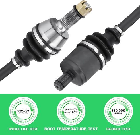 Youxmoto Front Left/Right CV Axle Fit for Polaris Ranger RZR 800 (EPS LE) 2008-2014; For RZR 570 2014-2020; 4340 Chromoly Steel CV AXLE Drive Shaft, For 1332440, 2 PCS in Saudi Arabia