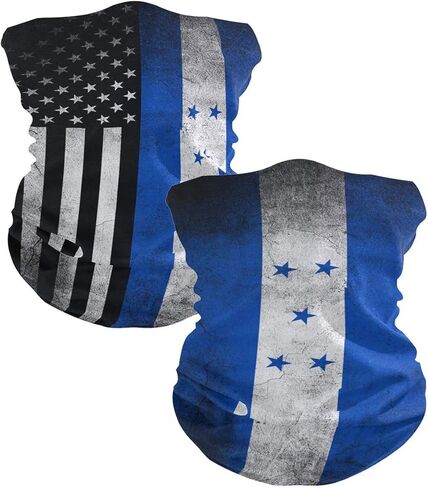 2Pcs Face Scarf Magic Tube Bandanas Headwear Neck Gaiter Balaclava in Kuwait