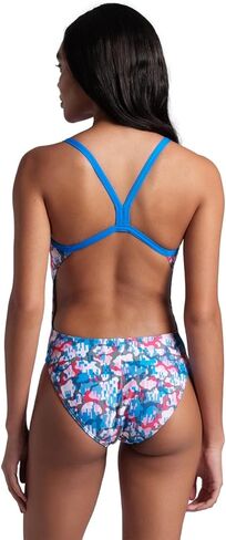 ARENA Performance Multi Camo Women's Swimsuit Challenge Back One Piece MaxLife Pool Training Suit for Competitive Swimmers in Saudi Arabia