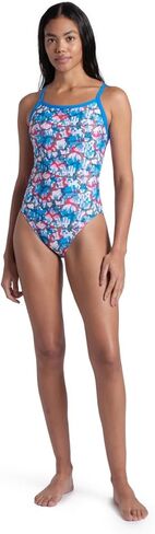 ARENA Performance Multi Camo Women's Swimsuit Challenge Back One Piece MaxLife Pool Training Suit for Competitive Swimmers in Saudi Arabia