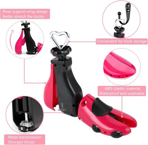 حذاء ساتوكو التمهيدي للنساء، موسع شجرة الأحذية للرجال، عرض وطول ممتد، حذاء طويل قابل للتعديل للجنسين، حذاء جلدي عريض للأقدام العريضة، (قطعة واحدة، مقاس النساء 6-11، الرجال 5-9.5) in Kuwait