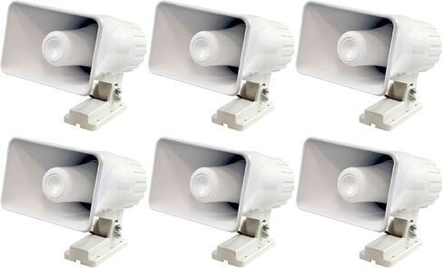 جديد بايل 6 بوصة 50 وات داخلي/خارجي مقاوم للماء Home PA Horn مكبر صوت (6 عبوات) in Kuwait