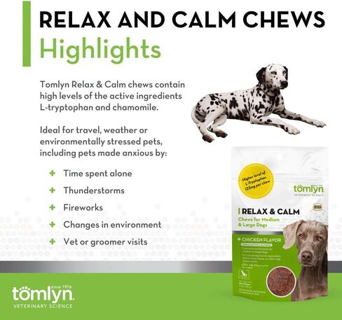 Tomlyn Relax and Calm Chews for Cats and Small Dogs, 30ct. in Kuwait