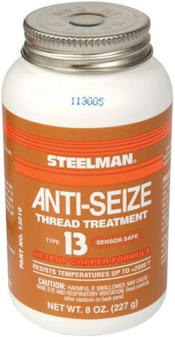 Steelman Anti-Seize Thread Lubricant for Preventing Stuck Fasteners, 8-Ounce, Brush Top in Saudi Arabia