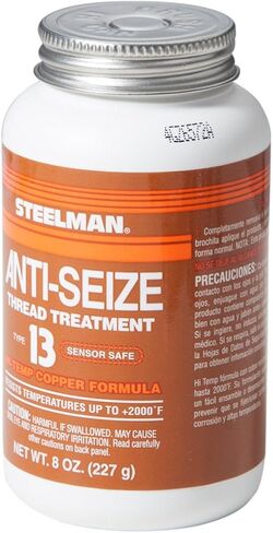 Steelman Anti-Seize Thread Lubricant for Preventing Stuck Fasteners, 8-Ounce, Brush Top in Saudi Arabia