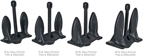 Extreme Max 3006.6521 BoatTector Vinyl-Coated Navy Anchor - 10 lbs. in Saudi Arabia