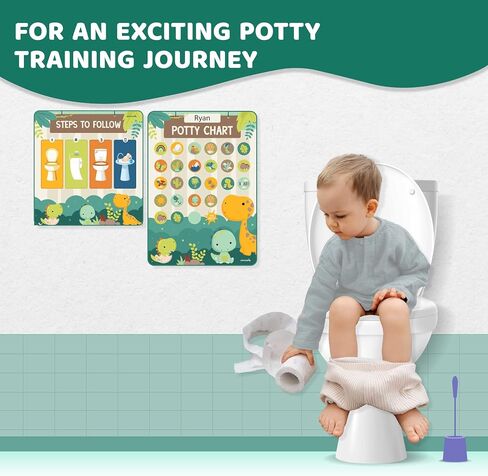 Potty Training Chart for Kids | Great for Toddlers Boys & Girls | Potty Training Rewards with Glitter Stars | Potty Sticker Chart | Potty Chart for Toddlers Boys and Girls | Unicorn Theme Potty Chart… in Saudi Arabia