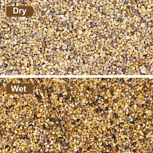 WHANLEY L&Q 2.8 رطل رمل سيليكا طبيعي (3 ~ 5 مم) رمل خشن، صخور عصارية، صخور نباتية، حصى حوض السمك، الحصى، حصى البازلاء، حبيبات البستنة، أحجار زخرفية، رمل لحفر النار، المواقد، الصخور in Kuwait