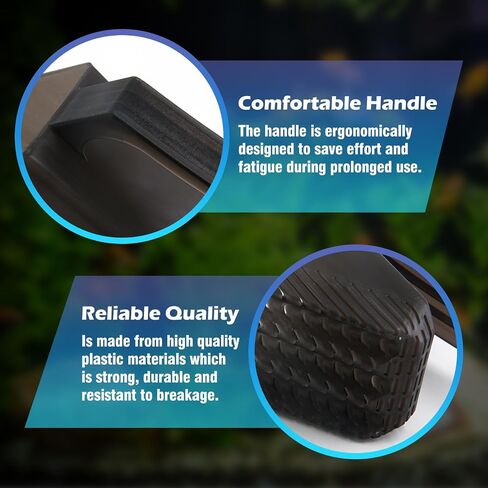 Kemcatui Aquarium Fish Tank Scoop, Sand Scraper Cleaning Pan Scoop, Gravel Sand Scoop Shovel Scraper in Saudi Arabia