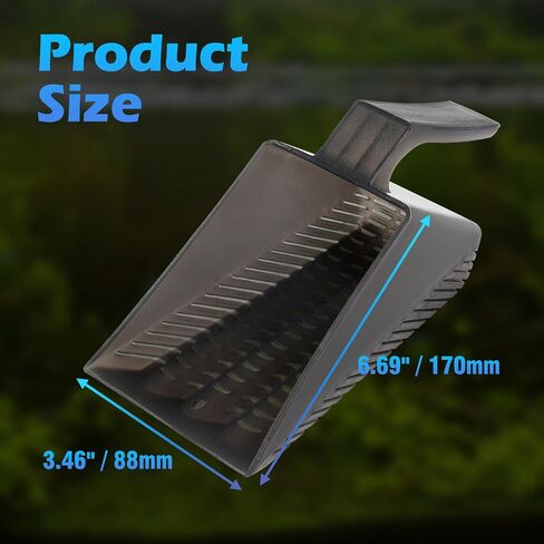 Kemcatui Aquarium Fish Tank Scoop, Sand Scraper Cleaning Pan Scoop, Gravel Sand Scoop Shovel Scraper in Saudi Arabia