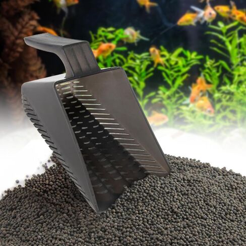 Kemcatui Aquarium Fish Tank Scoop, Sand Scraper Cleaning Pan Scoop, Gravel Sand Scoop Shovel Scraper in Saudi Arabia