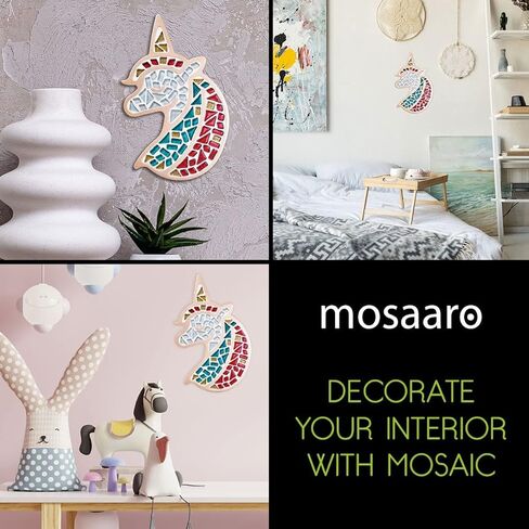 Glass Mosaic Tiles for Crafts Toucan Adults and Teens – Exclusive Art DIY – Creative Gift for Craft Lovers – Mosaics Home Décor in Saudi Arabia