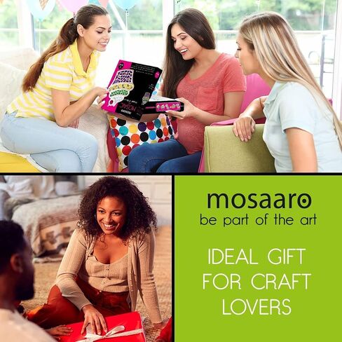 Glass Mosaic Tiles for Crafts Toucan Adults and Teens – Exclusive Art DIY – Creative Gift for Craft Lovers – Mosaics Home Décor in Saudi Arabia