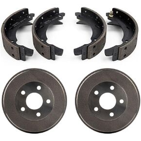 3PC Rear Brake Kit Drum & Shoe Set for Mercury Sable 3.0L 2001-2005, for Ford Taurus 3.0L 2001-2007 in Saudi Arabia