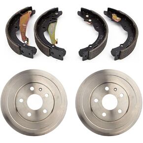 3PC Rear Brake Kit Drum & Shoe Set for Volkswagen Jetta 2.0L 2011 2012, for Jetta 2.5L 2011 2012 in Saudi Arabia