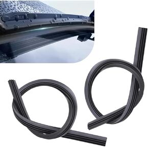 قطعتان من شفرات الممسحة القابلة لإعادة التعبئة، استبدال مطاط ممسحة الزجاج الأمامي للسيارة مقاس 28 بوصة، إدراج شفرة ممسحة بدون إطار متعددة الوظائف، مساحات زجاج أمامي أوتوماتيكية قابلة للتعديل، عالمية للسيارة والشاحنات وسيارات الدفع الرباعي in Kuwait