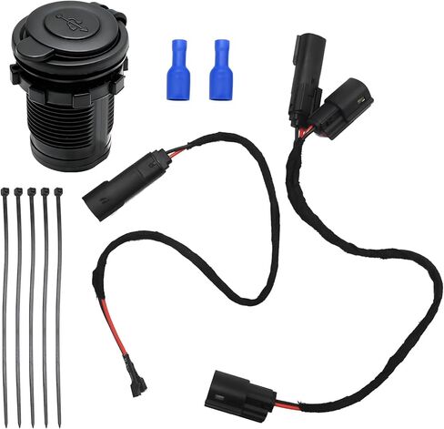 USB Power Outlet Kit, Replacement for Ski-Doo REV Gen4 G4 850 XRS 2017-2022, USB Plug with Dual Ports Replaces 860201261 in Saudi Arabia