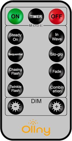 Ollny 8 Mode 1 Timer Remote Control 12A0020 in Saudi Arabia
